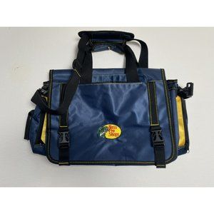 Bass Pro Shops Fishing Tackle Messenger Bag With Pockets & Buckle Closures Blue